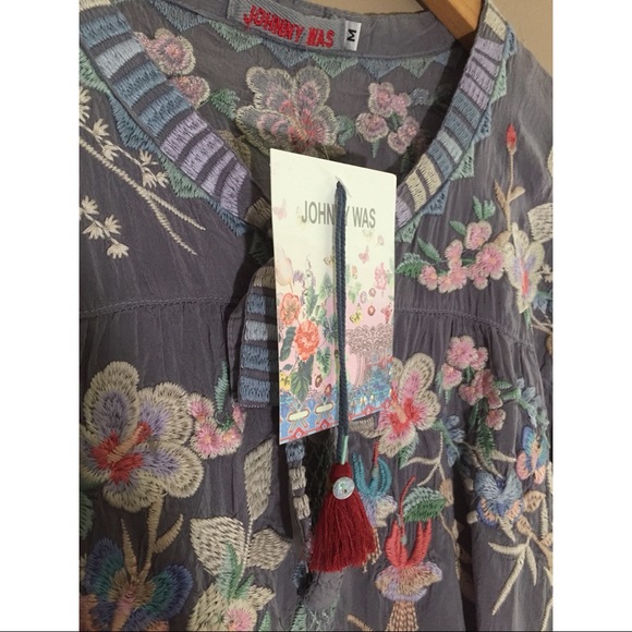 Johnny Was Dreaming Floral Embroidered Blouse - Picture 7 of 7